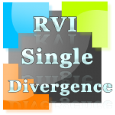 RVI divergence indicator with alert for NinjaTrader 8.