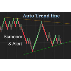 Auto trend line indicator and Market Analyzer with crossover alert for NinjaTrader 8 for 1 Year license.