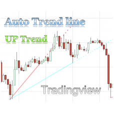 Higher Low Auto Trendline indicator with alert for Tradingview