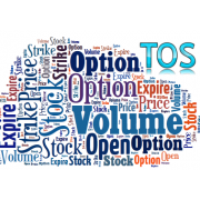 Stock Option data panel indicator for Thinkorswim TOS