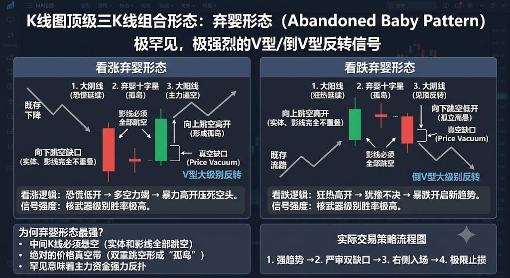 弃婴形态 Abandoned Baby candlestick pattern 弃婴形态 Abandoned Baby candlestick pattern