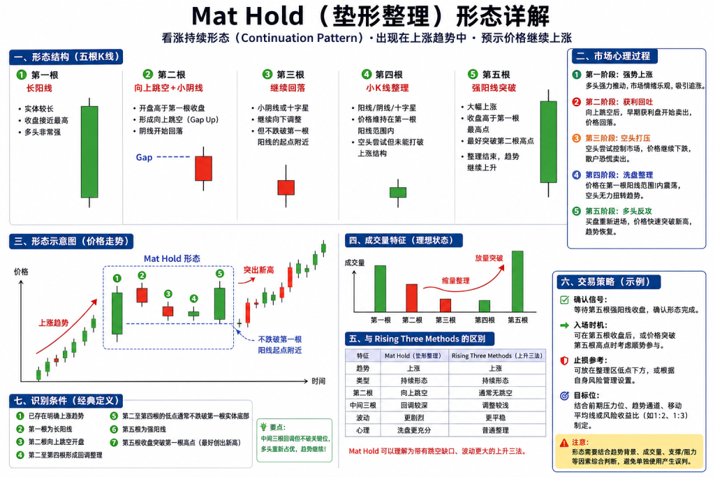 铺垫形态 Mat Hold
