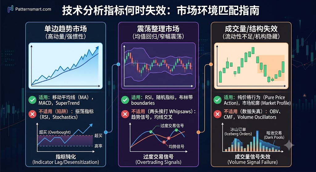 何时不应使用技术指标